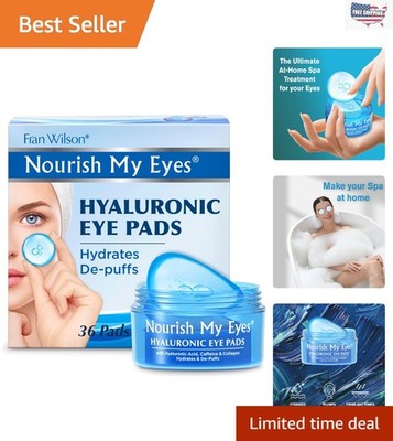 Revitalize Eyes - Nourishing Hyaluronic Pads with Cucumber Scent - 36 Count