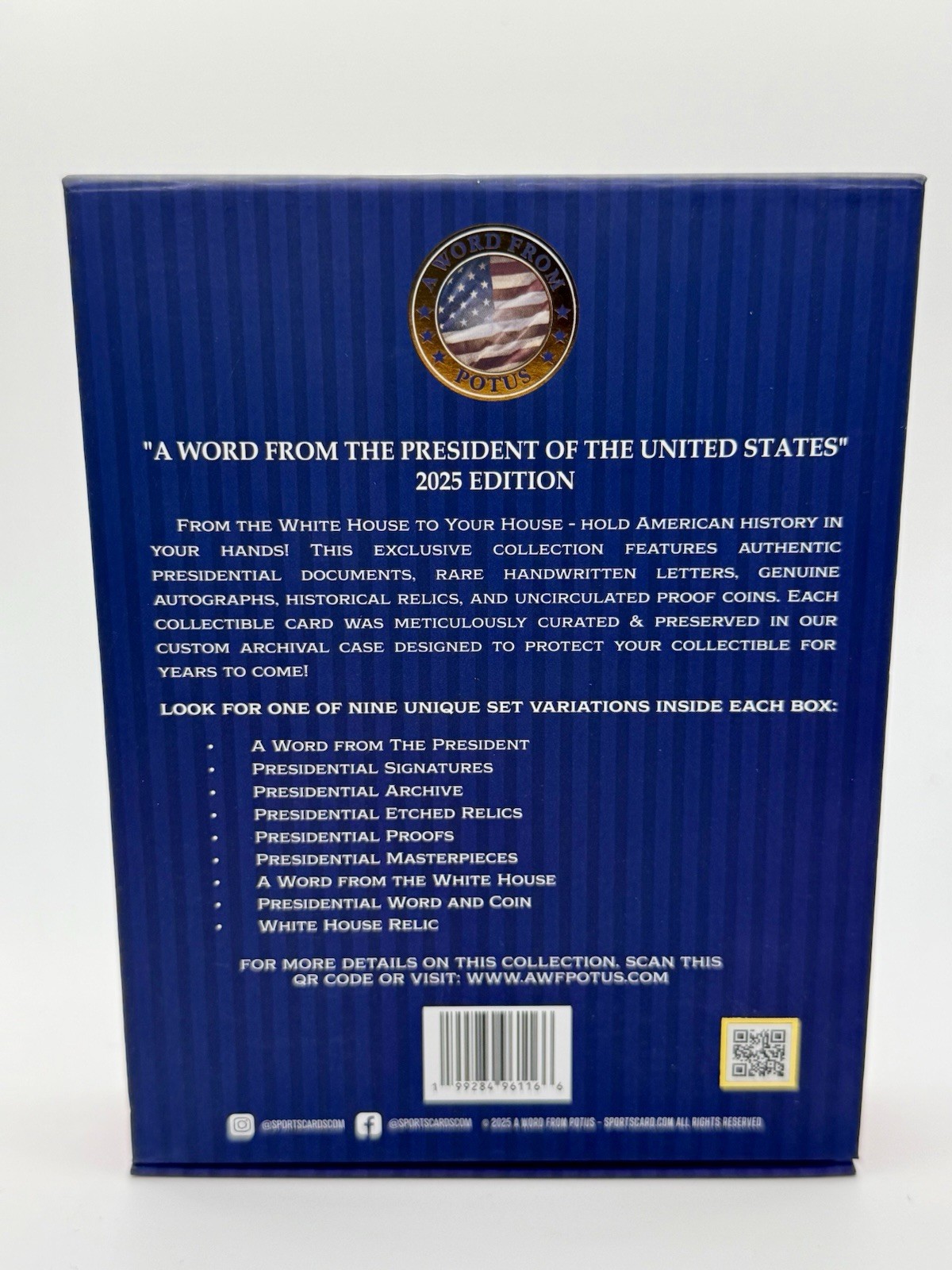 A Word From Potus George Washington Authentic Hand Written Word & Relic ...