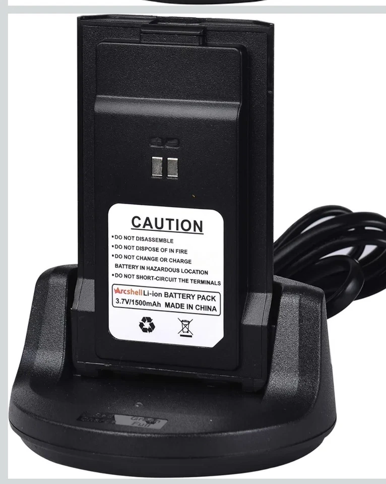 AR-7 UHF Two Way Radios With Two Handsets Charger Battery And Headphones. - Image 4 of 4