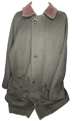 Barbour Loden Wool Coat Mens Vintage A1155 Green Jacket Size C48