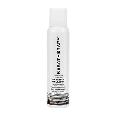 Keratin Infused Perfect Match Fiber Hair Thickener Spray, Dark Brown to Black...