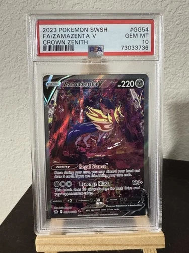 Zamazenta VSTAR Crown Zenith Ultra Rare Pokémon TCG Card 099/159 PSA 10