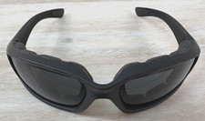 MAXX Motorcycle Sunglasses Foam Padded Black Frames w/ Black Tint