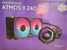 Cooler Master MasterLiquid 240 Atmos II   AIO Liquid Cooler w/ VRM Fan   NEW