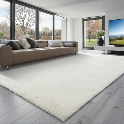 #ad VEVOR Indoor Plush Area Rug 8 x 10ft Modern Plush Carpet for Living Room Bedroom $55.29