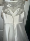 Ronald Joyce Wedding Dress UK 12 Ivory BNWT Crystal Beaded Satin A Line Gown