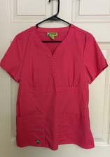 Crocs Women  s Scrubs Pink Top Medium