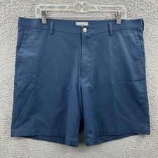 Peter Millar Crown Sport Shorts Mens 38 Navy Blue Salem Performance Golf Short