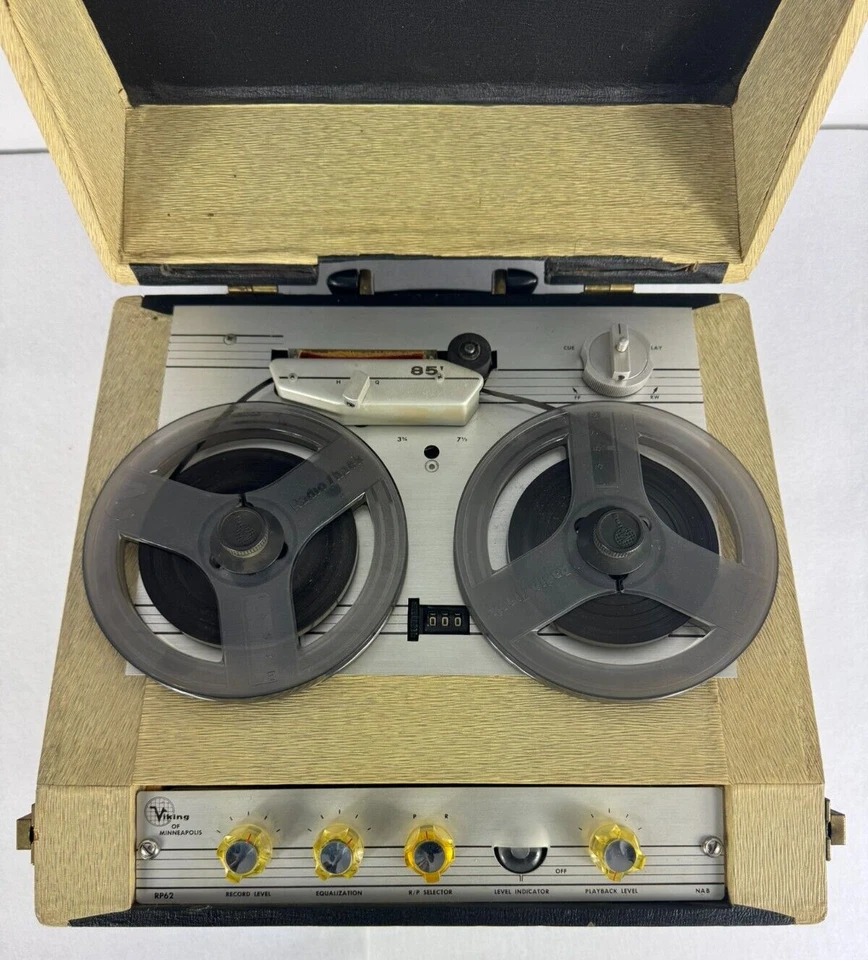 Grabadora de cinta carrete a carrete Viking RP 62 modelo 33535 - vintage como está para piezas Foto 3 de 4