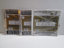 Lot 3 Pioneer 2 12x12 RMB-5 Top Loading Page Protectors and 1-RMW-5 Black White