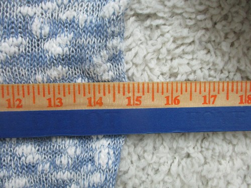 ROXY Sweater Large Youth Blue Hooie Pullover V Neck Stretch Pockets Logo Girls - Picture 9 of 11