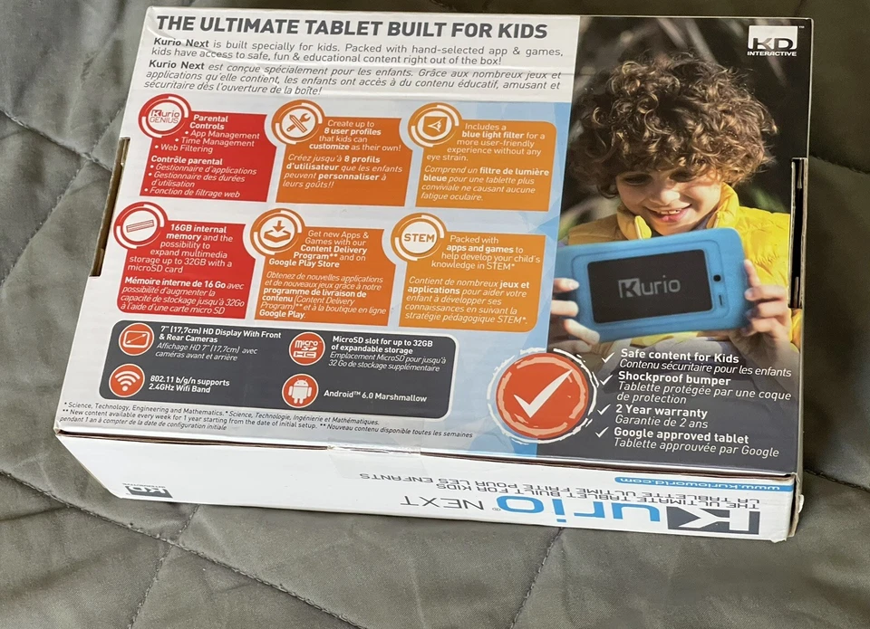 Kurio Next Tablet, sicher für Kinder, mit Lern-Apps Spezial - Bild 3 von 4