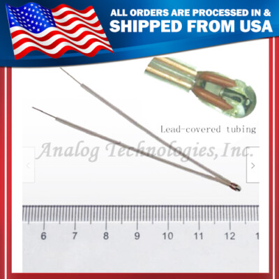 20 each 10K High Stability NTC Thermistor 1.25mm with lead-covered tubings