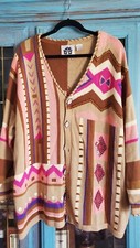 Storybook Knits 3XL Southwestern Mase Sweater Ramie/Cotton Hand Made Exclusive