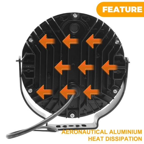 2PCS 5inch LED Work Light For Pods Spot Flood Combo Offroad Driving Fog Lamp - Picture 7 of 10