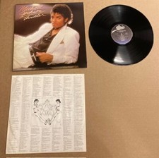 Michael Jackson Thriller Lp Epic Records Pop Soul 1982, Vinyl QE 38112 VG VG 