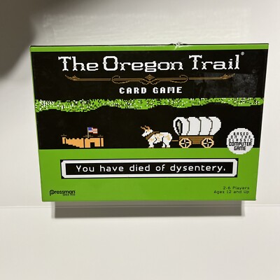 The Oregon Trail Card Game Based On Classic Game - BRAND NEW SEALED!