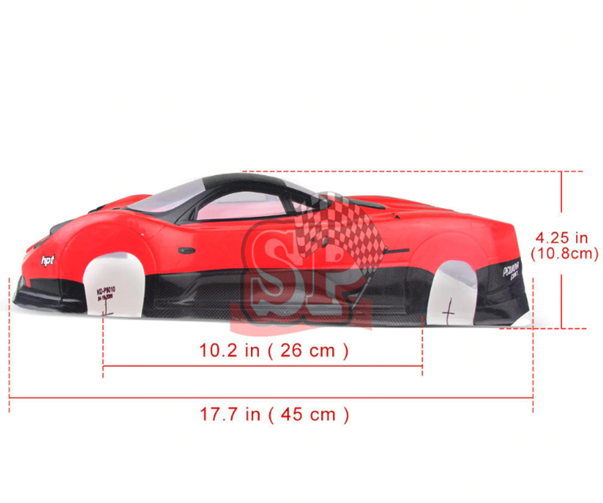 Coque De Carrosserie RC 1/10 Pour Drift – Compatible Traxxas 4tec, Yokomo, MST – Neuf