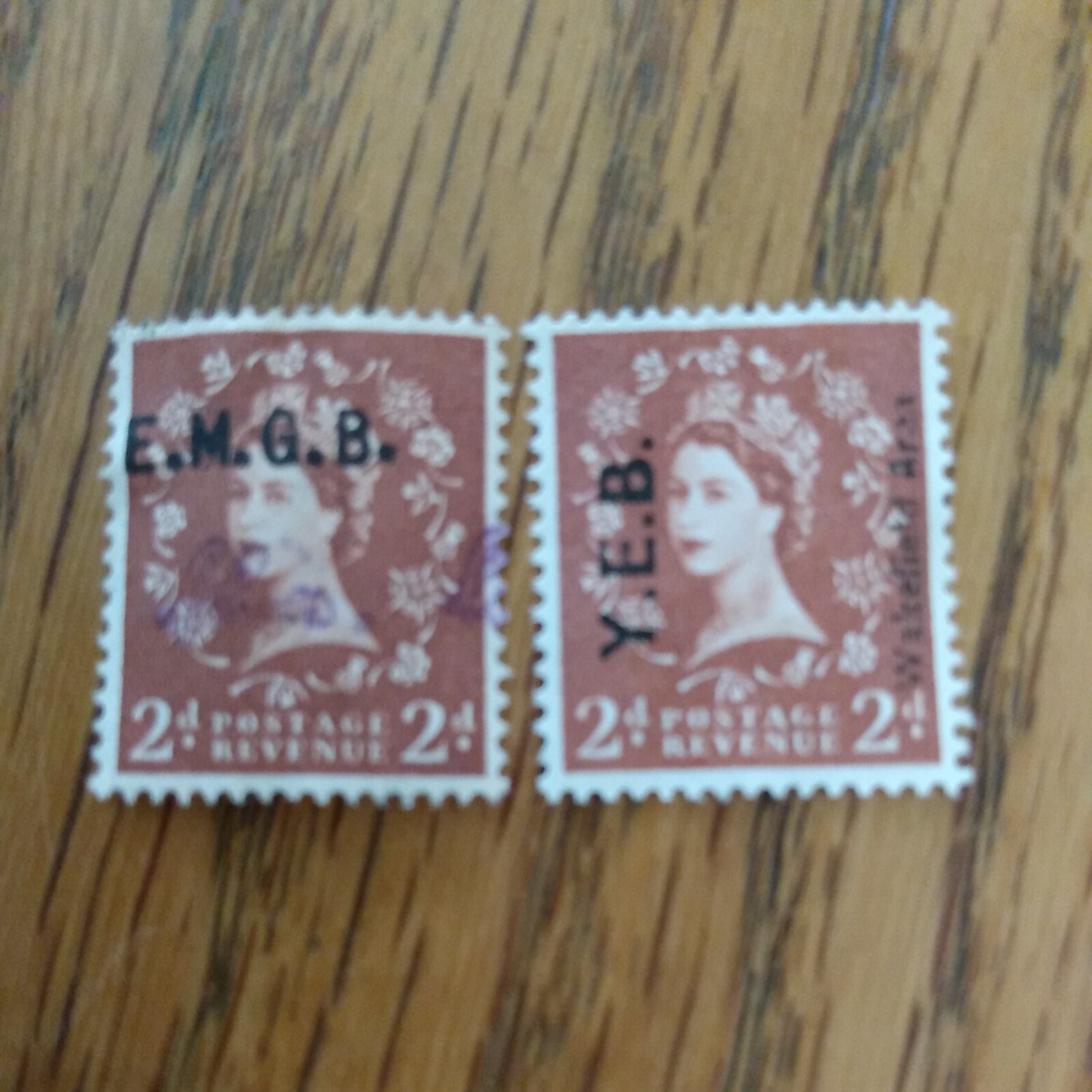 Great Britain Queen Elizabeth ll 2d Postage Revenue Stamp 1955 Lot 2 eBay