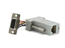 DB-9F/RJ45 Modular Gray Adapter - DB9 Female to RJ45 Jack 1152