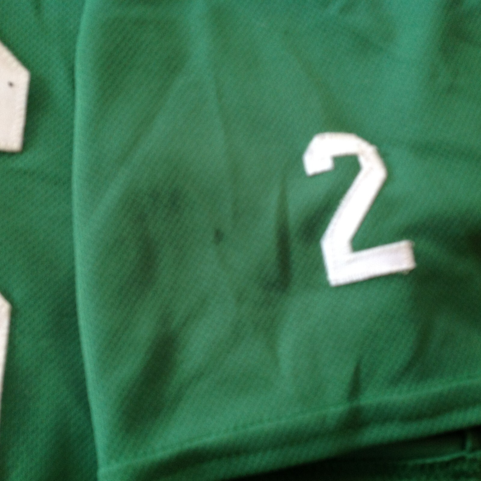 Softball Pre Worn Jersey #16 McCarthys Green W/White by Teamwork Score Homerun