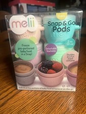 Melii Snap And Go Pods Food Storage Pods 6 Pack New