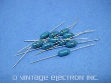(10) MIAL Axial Lead Polystyrene AUDIO Capacitors - Made In Italy: 18pF 1% 630V