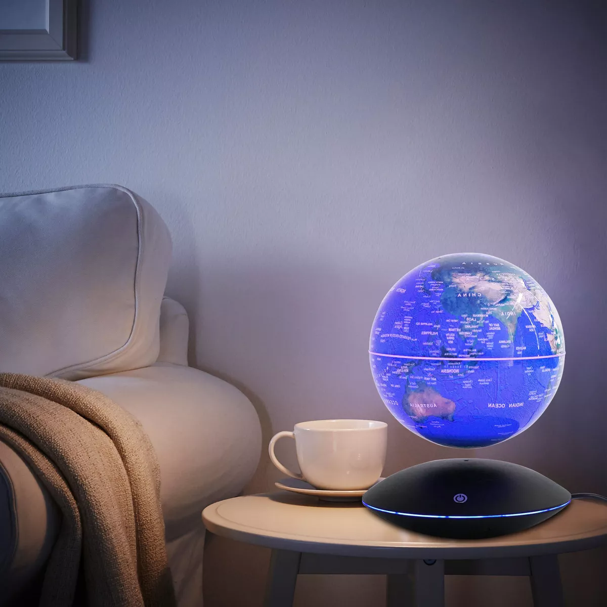 LED Globe Magnetic Levitation Floating Globe Light World Map