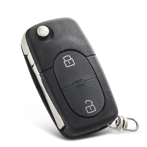 BLADE CUT by PHOTO Car Key Case For Audi TT A2 A3 A4 A6 A8 Replacement 2+1Button - Imagen 7 de 12