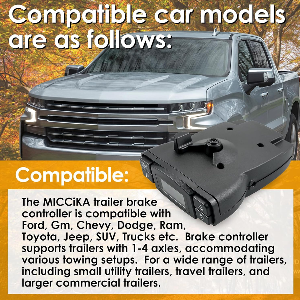 Universal Electric Trailer Brake Controller Module For Tekonsha P3