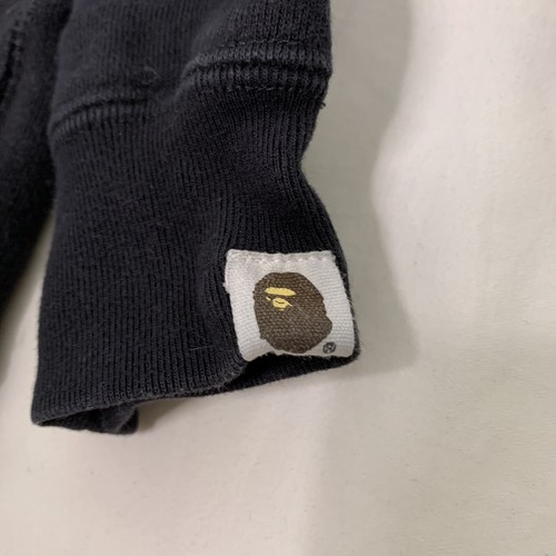 A Bathing Ape Bape Kids Hoodie Jumper 110 Cm Black long sleeve cotton sweatshirt - Picture 5 of 7