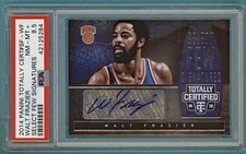 2014 Panini Totally Certified Walt Frazier Auto Issue /60 #SF-WF PSA 8.5! POP 1!