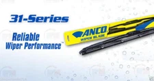 1x 18" ANCO 31-18 Windshield Wiper Blade 31-Series 18" inch Black Metal
