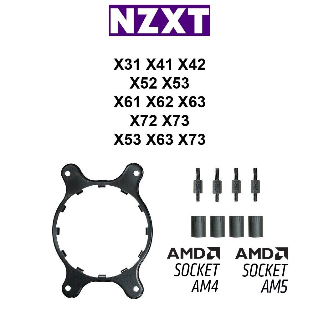 NZXT Kraken AM4 Bracket Kit X31 X41 X42 X52 X53 X61 X62 X63 X72 X73 Z53 Z63  Z73