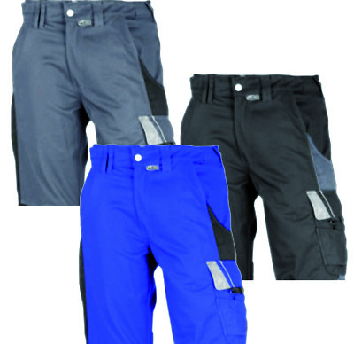 BestWork Shorts Bermuda mit Reflex Cargotasche sehr bequem kurze Hose