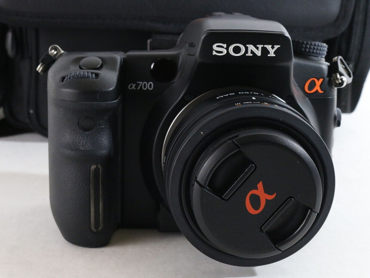Sony DSLR Camera DSLR-A700 Camera W/ 2 Lens DT 1.8/50 & SAL 18