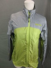 Marmot Size S Womens Gray/Green Athletic Full Zip Nylon Outdoor Jacket T449