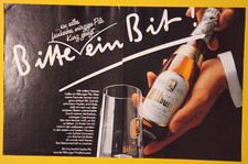 39. Bitte ein Bit - Bitburger Pils Bier Werbeanzeige Werbung Reklame 1979