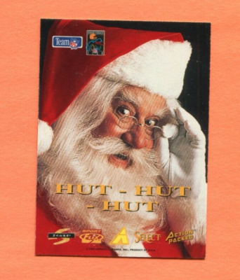 SANTA CLAUS 1995 PINNACLE NFL HO-HO-HO CHRISTMAS CARD DAN MARINO
