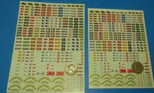 CLEAR CUT and PEEL STICKERS 1/24 1/32 NASCAR SPONSER DECALS JEGS GOODYEAR HOLLEY