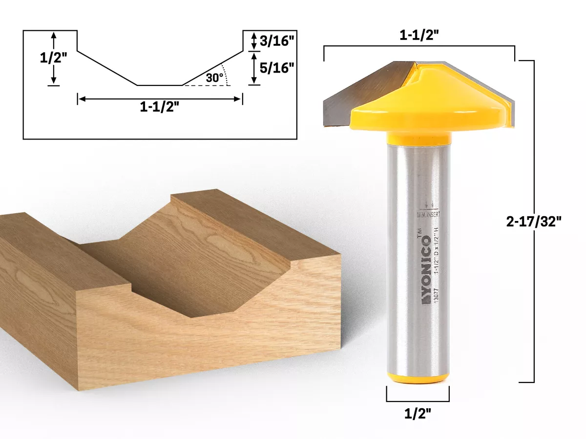 Door bevel cheap router bit