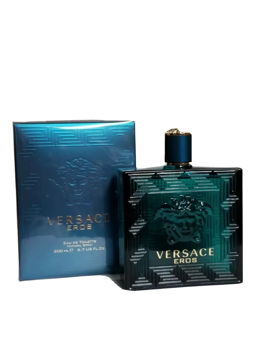 VERSACE EROS 6.7OZ EDT SPRAY BY VERSACE FOR MEN BRAND NEW IN