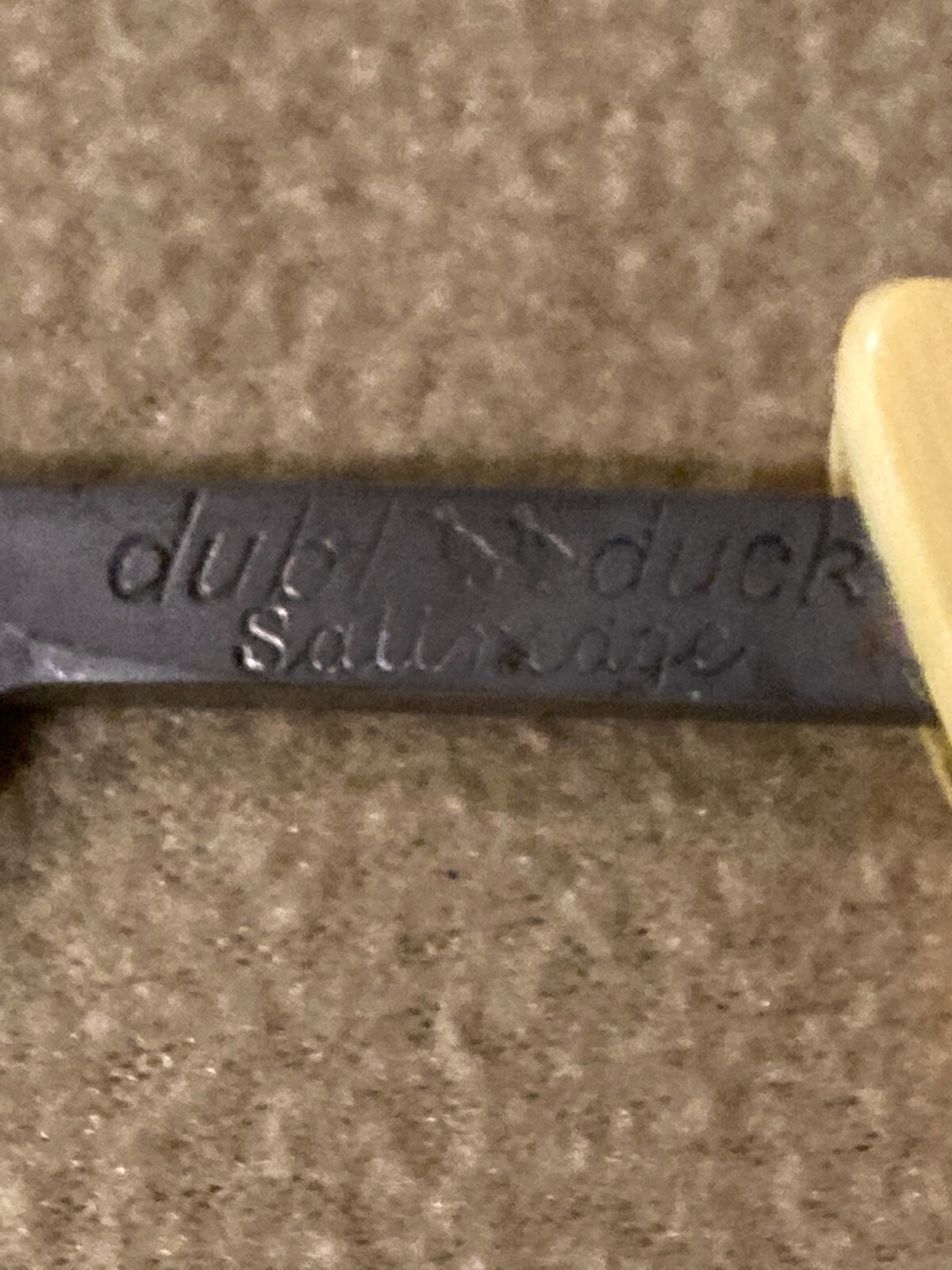 ANTIQUE / SOLINGEN GERMANY / DUBL DUCK SATINEDGE RAZOR / BAKELIT / ORIGINAL CASE