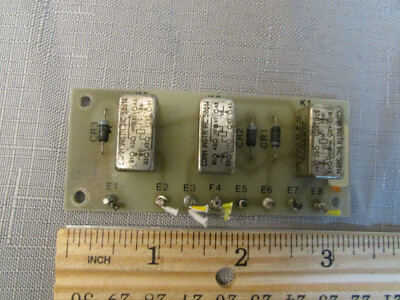 Microwave Power Devices Circuit Board With 3 Comm Instr. Inc. Relays