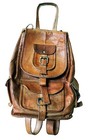 20" Luxury Leather Backpack Bag Laptop Rucksack Vintage Genuine Travel Men