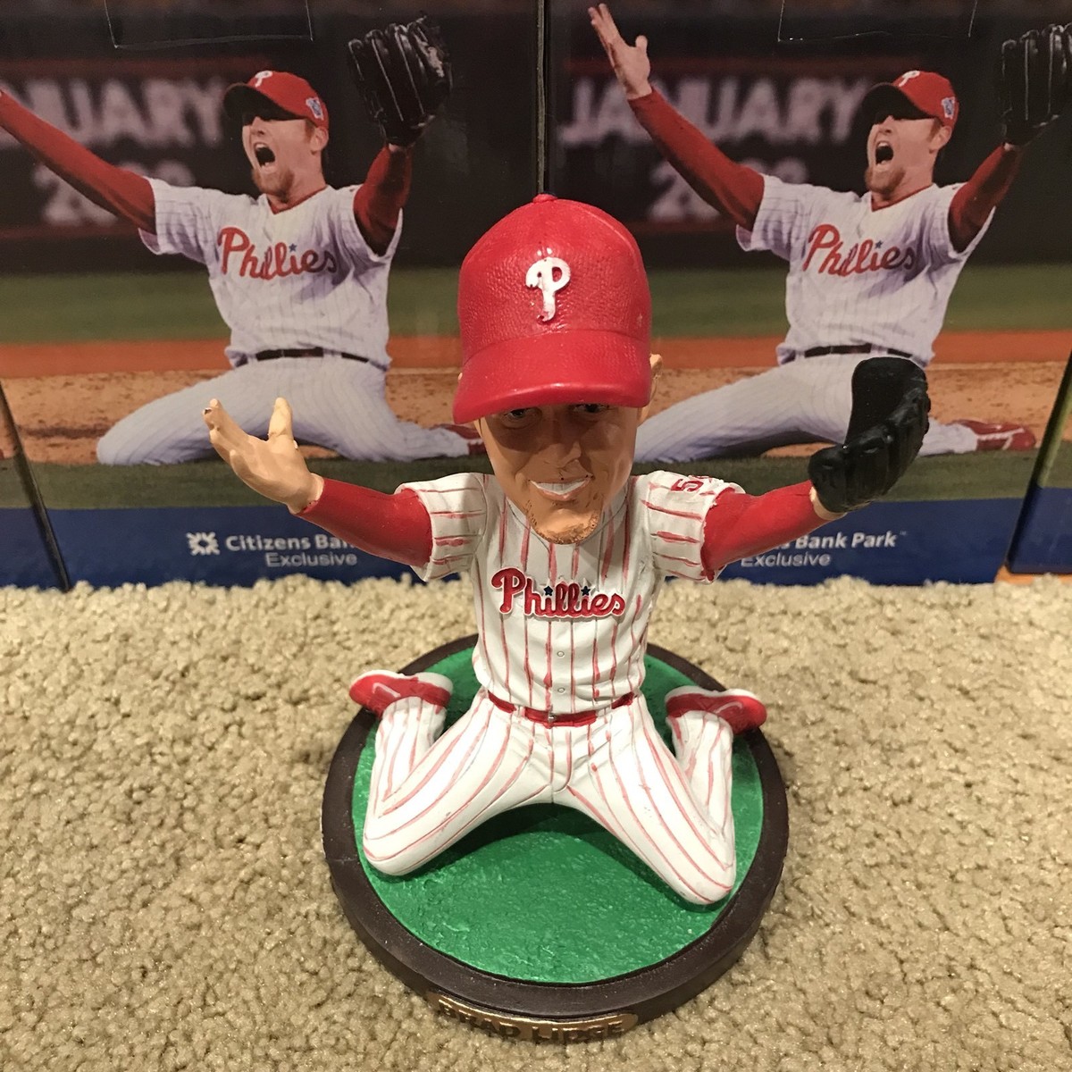 BRAD LIDGE フィギュア Brad Lidge Philadelphia Phillies World Series Champ 2008