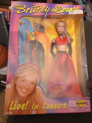 Brand New Vintage Play Along 2000 Britney Spears Live in Concert Doll  #98000