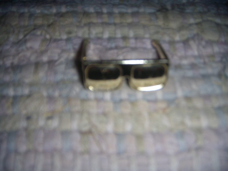 HASBRO'S  VINTAGE JEM'S DOLL'S ORIGINAL GOLD SUN GLASSES