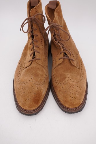 $685 | STIVALE ROCKETT & JONES SKYE UK 10,5 E US 11,5 SUOLA IN CREPE SCAMOSCIATO MARRONE - Foto 12 di 17