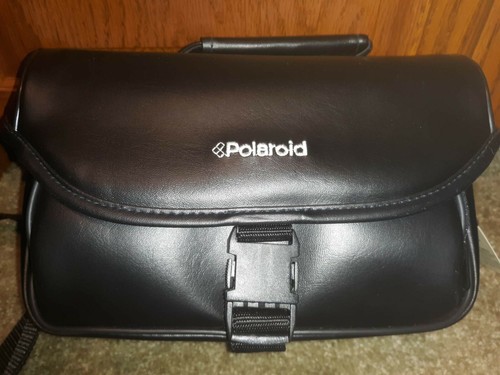 Vintage POLAROID PRO4B Kamera Camcorder Tasche weiche Tragetasche verstellbar schwarz NOS - Bild 1 von 10
